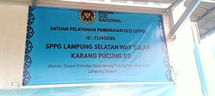 Belum Kantongi Izin Lingkungan dan Standar Kelayakan, LSM PRL Minta Satgas MBG Tutup Dapur SPPG  Karang Pucung 2