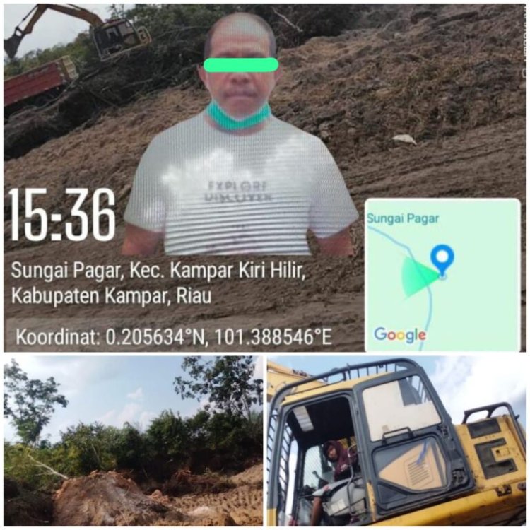 Galian C Ilegal di Sungai Pagar Kampar Kiri Beroperasi Bebas,  Tugas APH Setempat Dipertanyakan