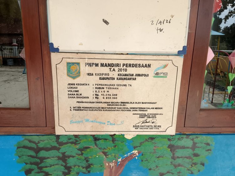 LSM LAPAAN-RI Soroti Dugaan Duplikasi Anggaran Gedung TK, Dibangun 2010 Dianggarkan Kembali Tahun 2019