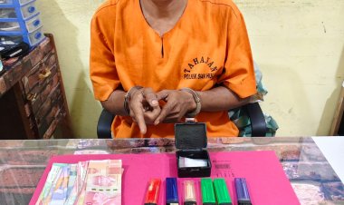 Nekat Buang Barang Bukti ke Sumur Bor, Pengedar Sabu di Kepau Jaya Tetap Diringkus Tim Opsnal Polsek Siak Hulu