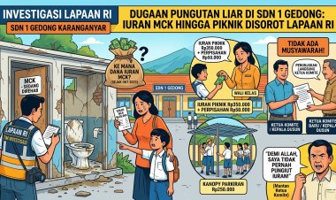 Iuran MCK Rp50.000 per Siswa Dipungut tapi Rehab Tak Kunjung Terlaksana, LAPAAN RI Investigasi SDN 1 Gedong Karanganyar