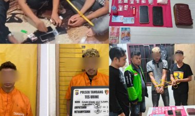 Digerebek Polisi di Kualu, Dua Pria Terduga Pengedar Sabu 21,5 Gram Tak Berkutik di Tangan Tim Opsnal Polsek Tambang