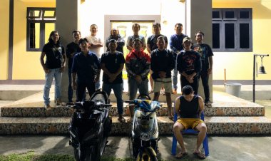 Polsek Wonosobo Dibackup Tekab 308 Presisi Polres Tanggamus Ungkap Kasus Curat Ranmor, Karyawan Indomaret Diamankan