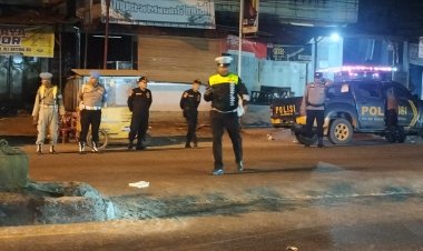 Blitz Malam! Polsek Bagan Sinembah Razia Balap liar, Amankan 5 Motor Brong Knalpot Mercon