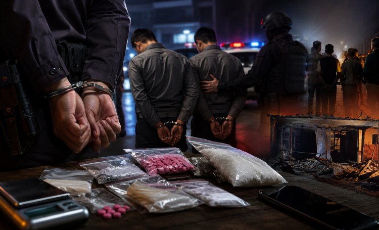Subdit Narkoba Polda Riau Ciduk Dua Anggota Polisi di THM, Barang Bukti Sabu 28 Gram dan Ratusan Inex Diamankan