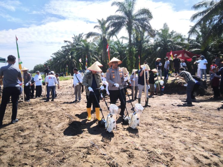 Kapolres Kampar Pimpin Tanam Jagung Kuartal II Bersama KOPPSA-M di Pangkalan Baru, 200 Hadirin Saksikan Kolaborasi Nyata Ketahanan Pangan