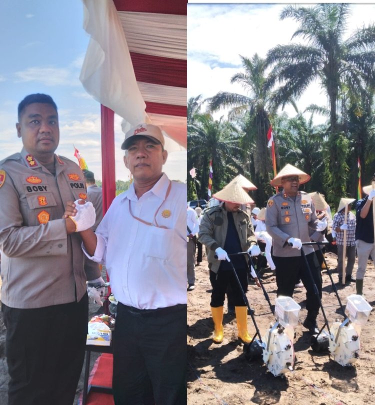 Dukung Ketahanan Pangan Nasional, Ormas LCI Hadiri Penanaman Jagung di Siak Hulu