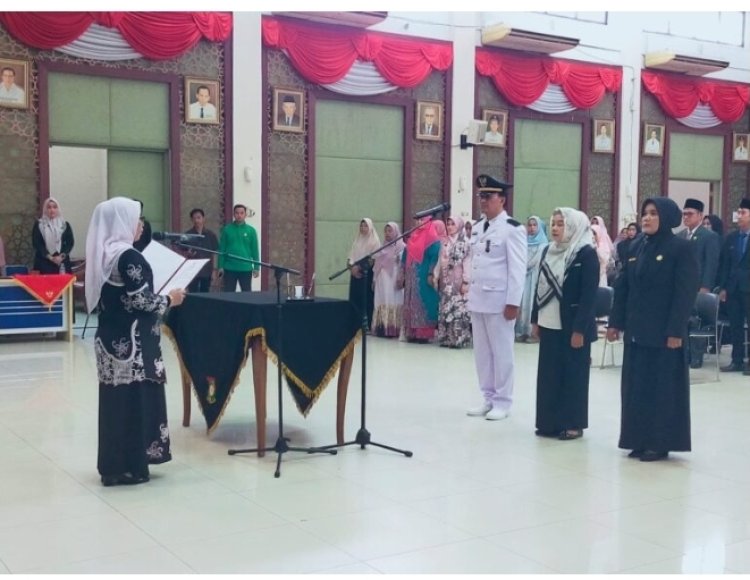 Wabup Kampar Misharti Lantik 33 Pejabat Baru, Tekankan Integritas dan Pengabdian untuk Pelayanan Publik