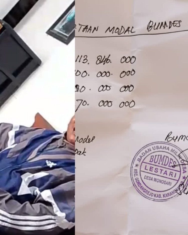 Investigasi Dana Desa Wonosari: Penyertaan Modal BUMDes Lestari Diduga Tidak Sesuai Data, Selisih Capai Ratusan Juta