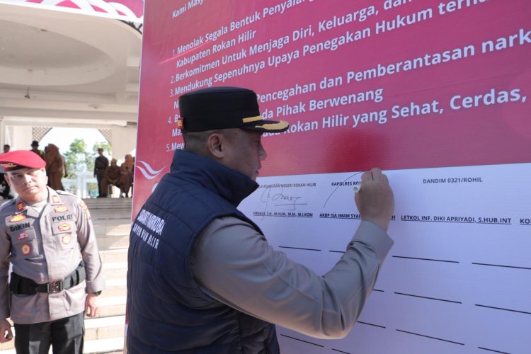 Hajar Narkoba Habis-habisan! Polres Rohil Gelar Rakor Lintas Instansi, Ini Hasilnya