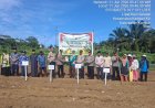 Dukung Asta Cita, Polsek Kampar Kiri Gandeng Kompleks Pesantren dan Poktan Tanami Lahan 1 Hektare