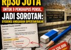 Fantastis! 9 Penghapus Pensil Dianggarkan Rp 30 Juta, DPMPTSP Lampung Barat Disorot