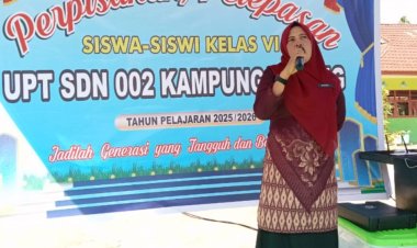 Gelar Pelepasan Siswa Kelas VI, UPT SDN 002 Kampung Pinang Lepas Lulusan dengan Haru dan Harapan