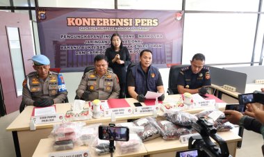 Gagalkan Penyelundupan Sabu dan Etomidate Asal Malaysia, Polda Riau Sita Barang Bukti Senilai Rp9,8 Miliar