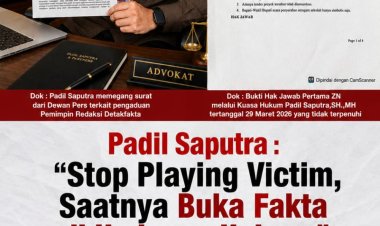 Padil Saputra: Jangan Bangun Opini, Buktikan di Pengadilan!
