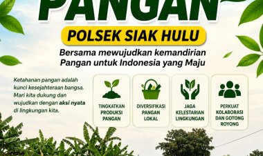 Kapolsek Siak Hulu Cek Perkembangan Tanaman Jagung Warga, Dukung Ketahanan Pangan Nasional