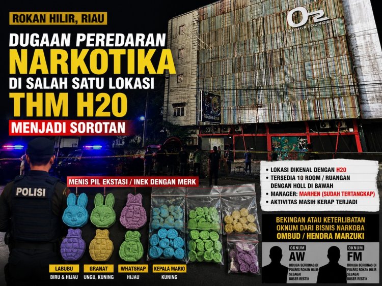 Dugaan Peredaran Narkotika di THM H2O/O2 Rokan Hilir Jadi Sorotan Publik