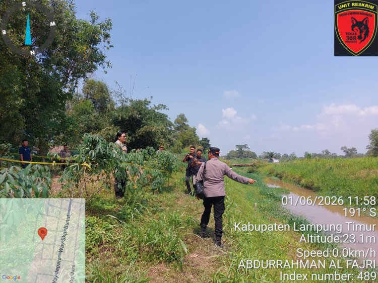 Kasus Pembunuhan Sadis Karya Tani: Polres Lampung Timur Amankan Tersangka Kedua