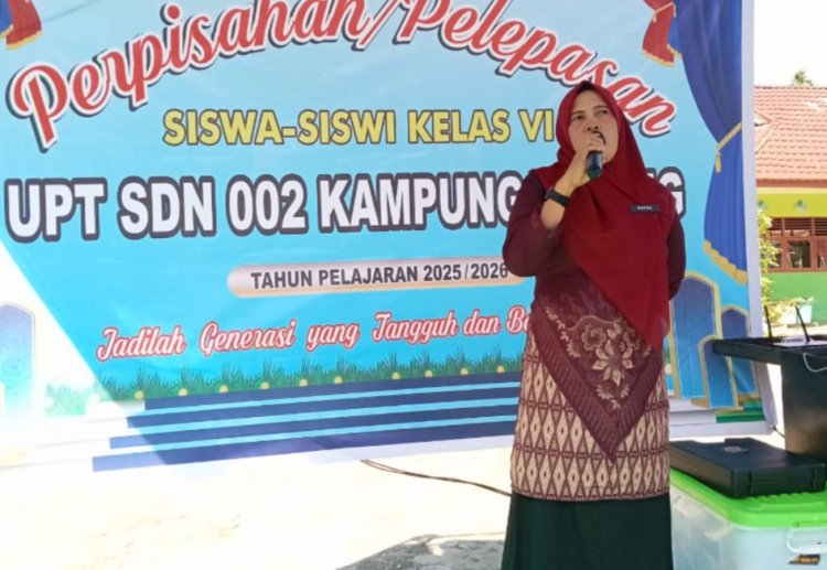 Gelar Pelepasan Siswa Kelas VI, UPT SDN 002 Kampung Pinang Lepas Lulusan dengan Haru dan Harapan