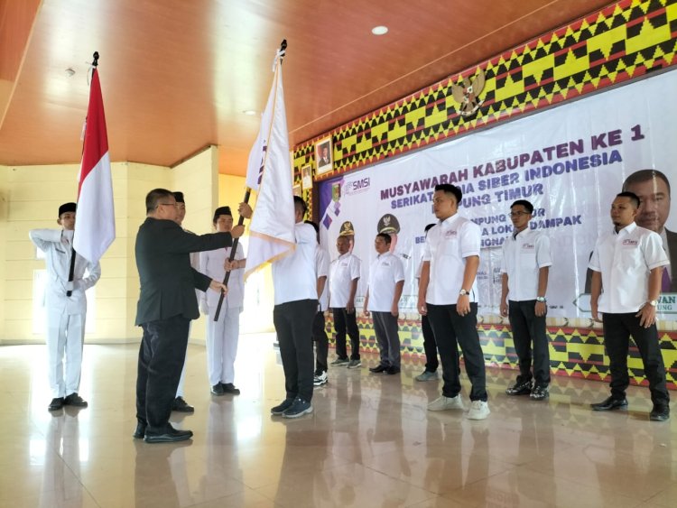 Muskab ke-1, Eko Terpilih Secara Aklamasi Sebagai Ketua SMSI Lampung Timur