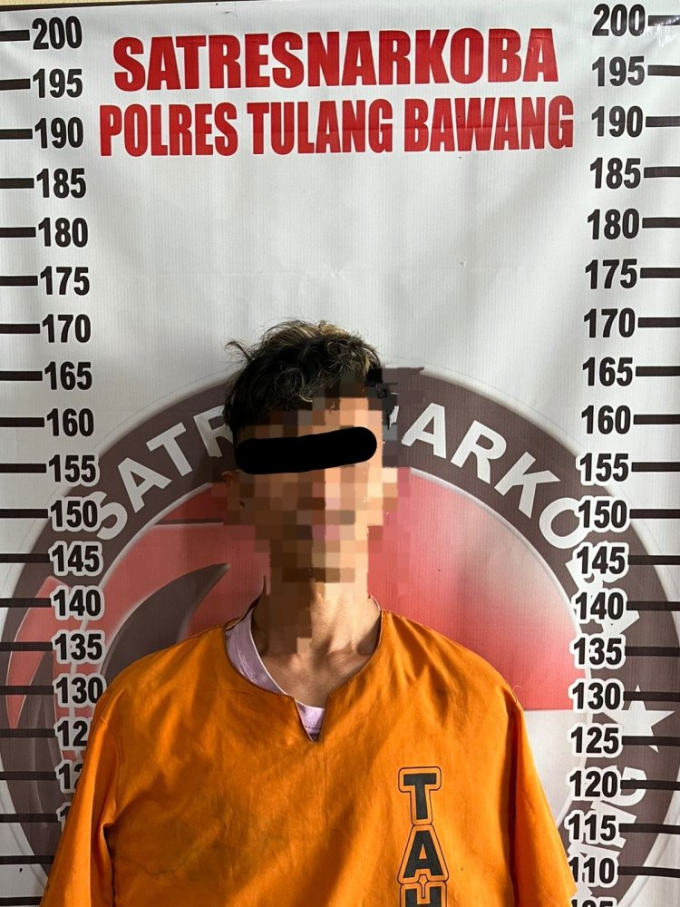 Simpan 10 Butir Ekstasi, Pria Berstatus Mahasiswa Diamankan Satresnarkoba Polres Tulang Bawang
