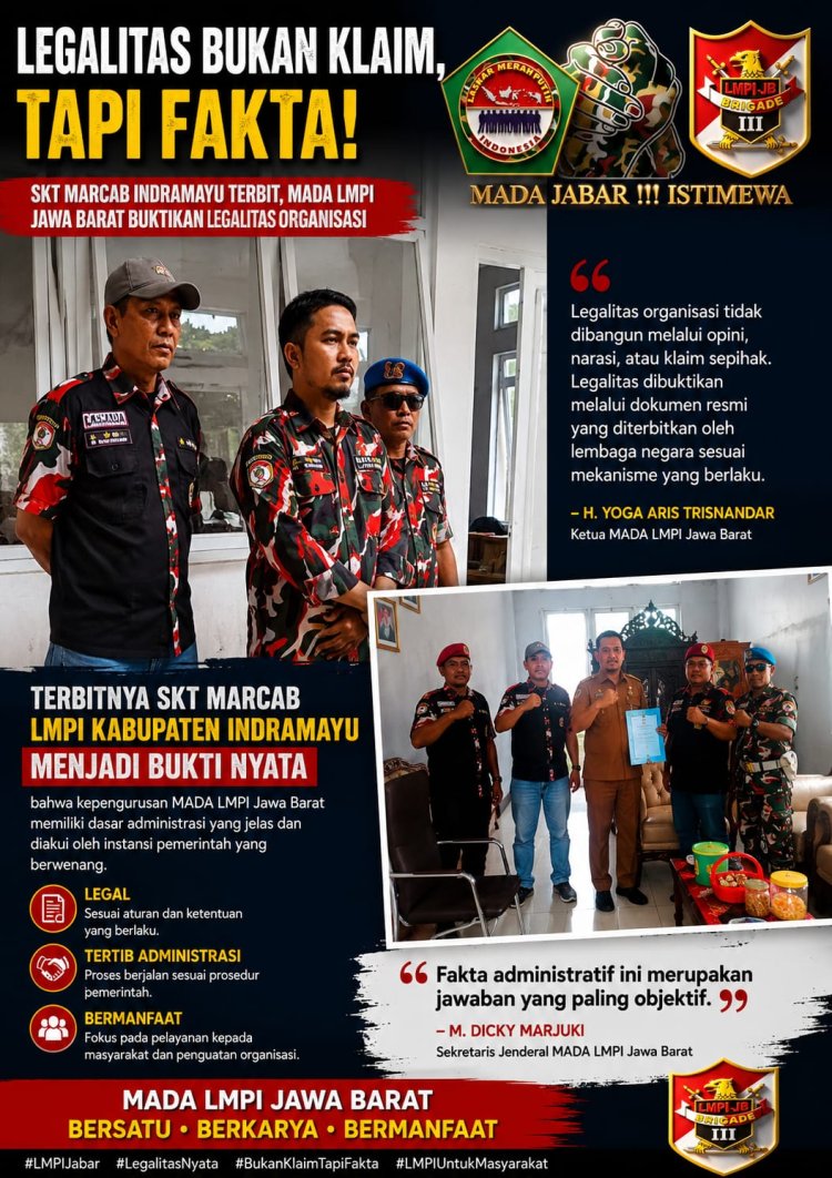 Ketua MADA LMPI Jawa Barat Tegaskan Legalitas Organisasi, Pengambilan SKT Marcab Indramayu Jadi Bukti Nyata