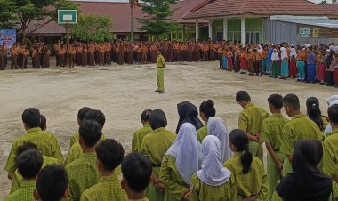 Peringati Hari Anak Nasional, UPT SMPN 6 Siak Hulu Komitmen Berantas Bullying Menuju Indonesia Emas