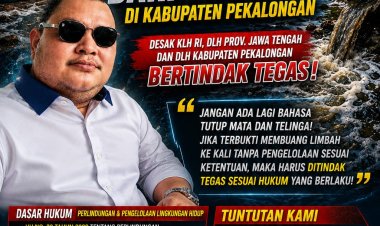 Pemred SBI Soroti Dugaan Maraknya Limbah B3 dari Usaha Laundry di Kabupaten Pekalongan, Desak KLH RI dan DLH Bertindak Tegas