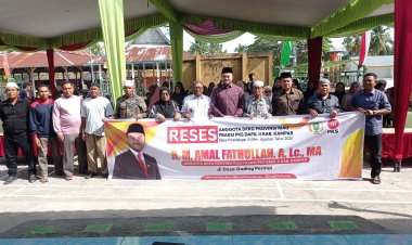 Reses di Desa Gading Permai, Anggota DPRD Riau H. M. Amal Fathullah Serap Aspirasi Warga Soal Jembatan, Jalan dan Fasilitas Pendidikan