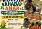 Polisi Sahabat Anak, Polsek Kerinci Kanan Perkenalkan Pentingnya Ketahanan Pangan kepada Anak Usia Dini