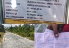 Ketebalan 13 Sentimeter Tanpa Tulangan Besi, Proyek Jalan Rp190 Juta di Pandau Jaya Jadi Sorotan