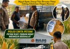 Bhabinkamtibmas Kampung Kerinci Kiri Polsek Kerinci Kanan Kawal Pengiriman Jagung Pipil ke Bulog Siak, Dukung Ketahanan Pangan Nasional