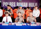 Polres Rohul Ringkus Bandar Narkoba, Sita 1,03 Kg Sabu dan 246 Butir Ekstasi di Rambah