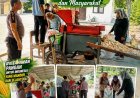 Bhabinkamtibmas Bukit Agung Gotong Royong Pipil Jagung Bersama Kelompok Tani, Dukung Ketahanan Pangan