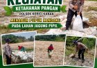 Kanit Binmas Polsek Kerinci Kanan Bersama Kelompok Tani Tabur Pupuk Kandang, Perkuat Jagung Pipil Kuartal III 2026