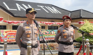 Welcome and Farewell Parade, AKBP Yuliansyah Resmi Jabat Kapolres Lampung Timur