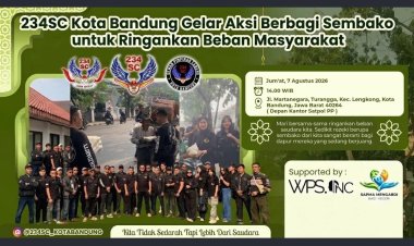 234 SC Kota Bandung Gelar Aksi Berbagi Sembako, Ringankan Beban Masyarakat