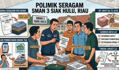 LCI Pertanyakan Klarifikasi Komite SMAN 3 Siak Hulu: Jika Tidak Terlibat, Mengapa Uang Seragam Masuk Melalui Bendahara?