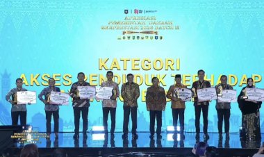 Pemprov Lampung Raih Terbaik II Katagori Akses Pendidikan Tingkat Provinsi