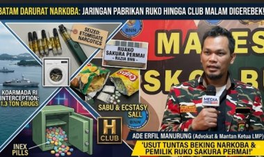Batam Darurat Narkoba, Ade Erfil Manurung Desak Usut Tuntas hingga Pemilik Properti