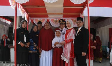 Mewakili Provinsi Riau di O2SN Nasional, Dinda Ayu Safitri Resmi Dilepas Usai Upacara HUT RI ke-81