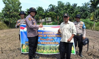 Penghulu Kampung Buatan Baru Dukung Asta Cita Presiden melalui Ketahanan Pangan Jagung Pipil