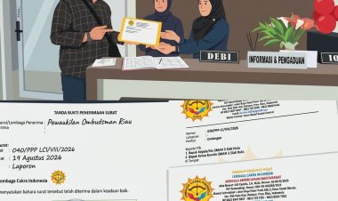 LCI Laporkan Dugaan Pengadaan Seragam Oleh Komite Sekolah SMAN 3 Siak Hulu ke Ombudsman Riau