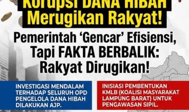 AJP Lampung Barat Soroti Dugaan Penyalahgunaan Dana Hibah OPD, Siapkan Aksi Massa dan Konsolidasi KMLB
