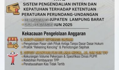 AJP Bongkar Borok  LKPD Lampung Barat 2025: BPK Temukan  Aliran Dana Pendapatan Melalui "Rekening Titipan" Tanpa Dasar Hukum