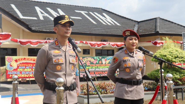 Welcome and Farewell Parade, AKBP Yuliansyah Resmi Jabat Kapolres Lampung Timur