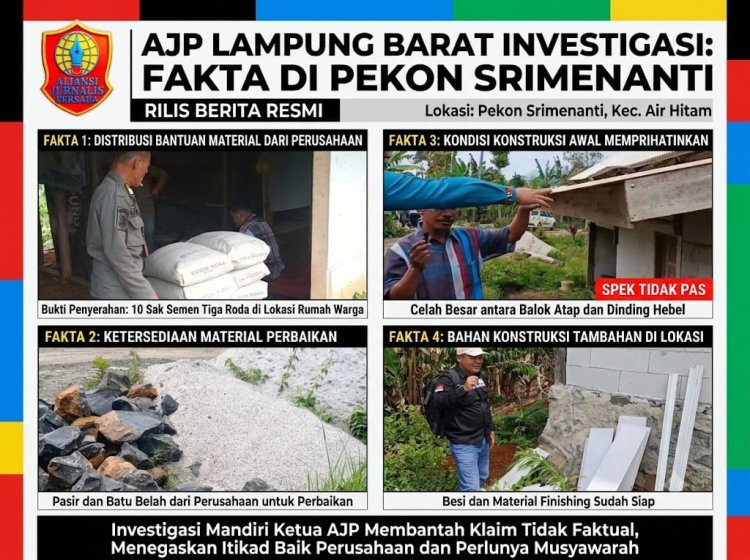 Persoalan Rumah Warga di Pekon Srimenanti Diharapkan Selesai Melalui Musyawarah.