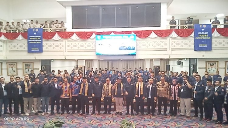 Sah, Secara Aklamasi WFS Pimpin Karang Taruna Provinsi Lampung Periode 2026–2031