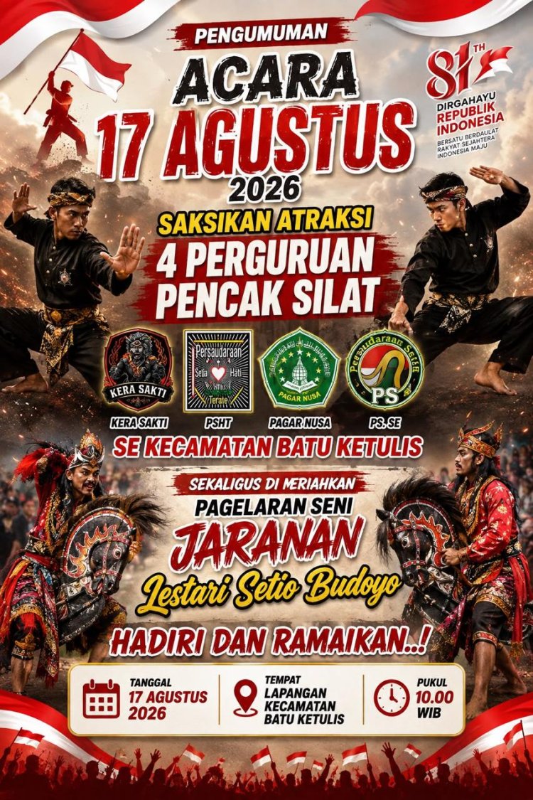 Semarak HUT RI ke-81 di Kecamatan Batu Ketulis, Olahraga dan Budaya Bersatu Pererat Persaudaraan