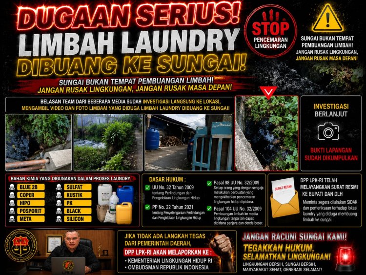 Dugaan Limbah Laundry di Kabupaten Pekalongan Disorot, Tim Media Turun Investigasi